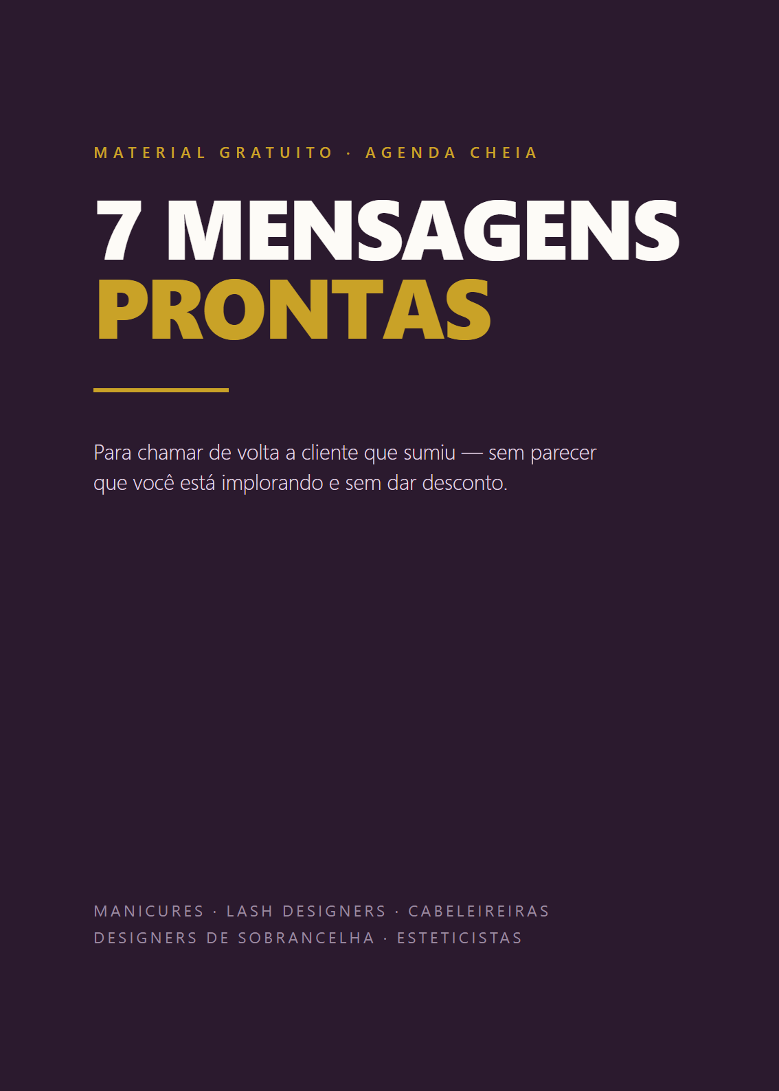 7 Mensagens Prontas